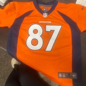 Nike Broncos Orange Jersey